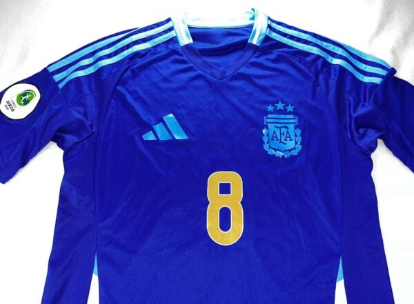 SELECCION ARGENTINA JERSEY MATCH WORN SUDAMERICANO SUB 20 - Imagen 2
