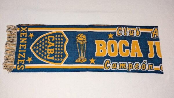CLUB BOCA JUNIORS BUFANDA CAMPEON DEL MUNDO - Imagen 2