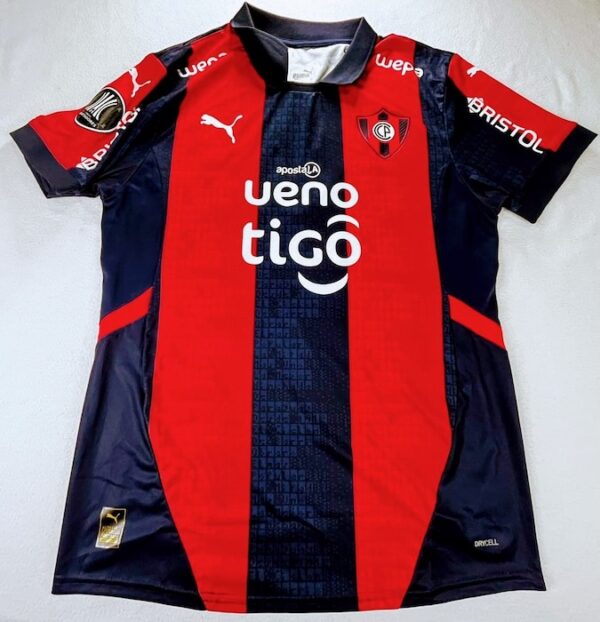 CLUB CERRO PORTEÑO JERSEY MATCH WORN COPA LIBERTADORES 2025