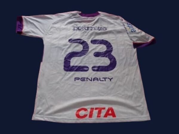 CLUB DEFENSOR SPORTING JERSEY MATVH WORN 23 - Imagen 3