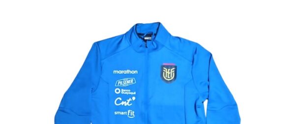 SELECCION ECUADOR CHAMARRA DE VIAJE USADA POR JUGADOR - Imagen 2