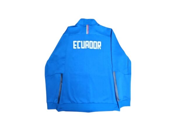 SELECCION ECUADOR CHAMARRA DE VIAJE USADA POR JUGADOR - Imagen 3