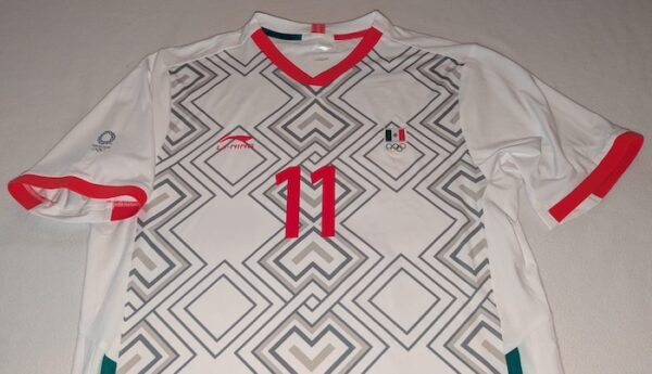 SELECCION MEXICANA JERSEY PREPARADO JUEGOS OLIMPICOS 2020 TOKIO VEGA - Imagen 2