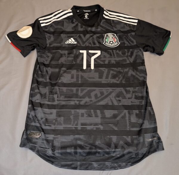 SELECCION MEXICANA JERSEY MATCH WORN FIRMADO CALDERON - Imagen 4