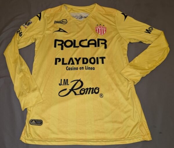 CLUB NECAXA JERSEY MATCH WORN FIRMADA MALAGON - Imagen 2