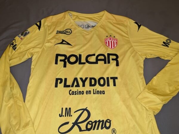 CLUB NECAXA JERSEY MATCH WORN FIRMADA MALAGON - Imagen 4