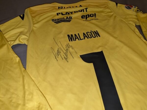 CLUB NECAXA JERSEY MATCH WORN FIRMADA MALAGON