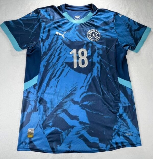 SELECCION PARAGUAY JERSEY MATCH WORN ALTERNATIVO