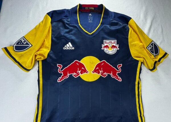 CLUB RED BULL NEW YORK JERSEY MATCH WORN - Imagen 2