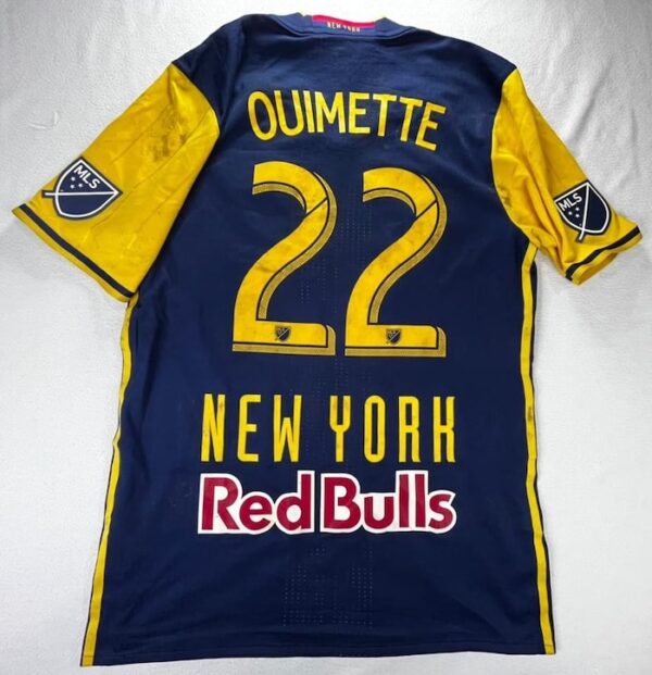 CLUB RED BULL NEW YORK JERSEY MATCH WORN - Imagen 3