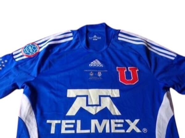 CLUB UNIVERSIDAD DE CHILE JERSEY MATCH WORN SUDAMERICANA VS CHIVAS - Imagen 2