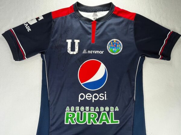 CLUB UNIVERSIDAD JERSEY MATCH WORN RETRO FIRMADO - Imagen 2