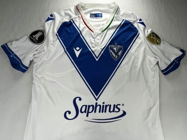 CLUB VELEZ SARSFIELD JERSEY MATCH WORN COPA LIBERTADORES 2025 - Imagen 2