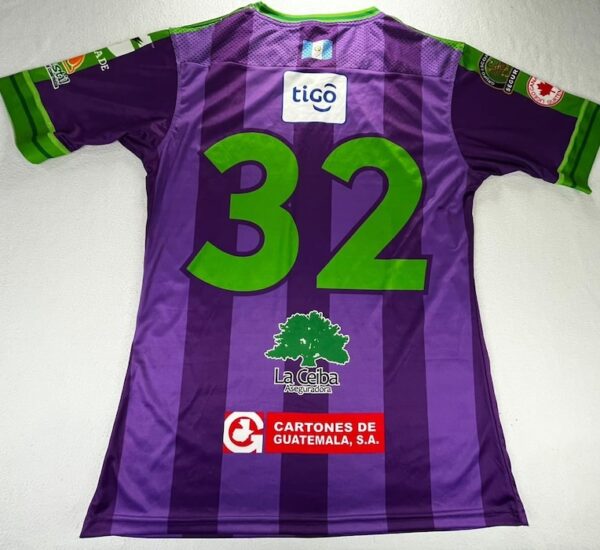 CLUB ANTIGUA GUATEMALA JERSEY MATCH WORN 32 RETRO - Imagen 3