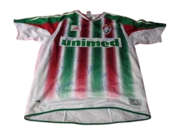 CLUB FLUMINENSE JERSEY MATCH WORN FIRMADO POR EQUIPO