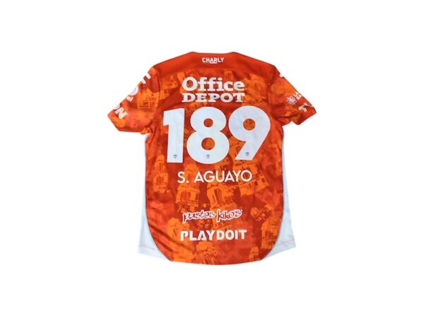 CLUB PACHUCA JERSEY MATCH WORN ALTERNATIVO 2024 AGUAYO - Imagen 3