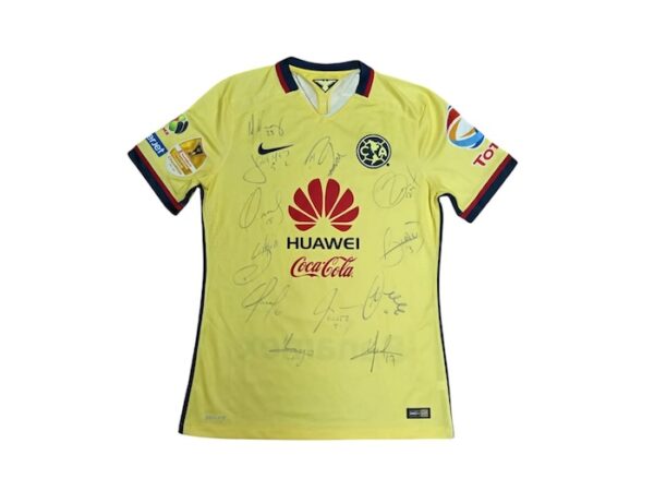 CLUB AMERICA JERSEY MATCH WORN CONCACHAMPIONS SAMBUEZA FIRMADO