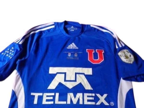 CLUB UNIVERSIDAD DE CHILE JERSEY MATCH WORN VS CHIVAS LIBERTADORES - Imagen 2